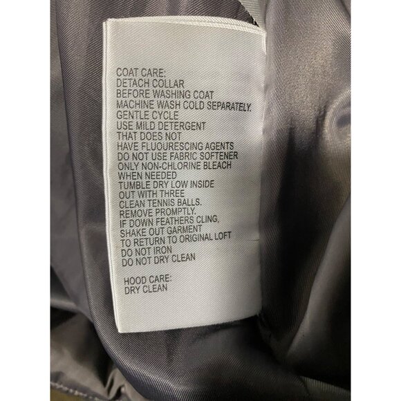 Michael Kors Puffer Coat Size Large Gray Womens Hooded Grey Polyester - Picture 4 of 16